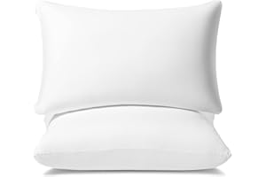 AM AEROMAX 12 × 20 Pillow Insert (Pack of 2) Memory Foam Lumbar Support Throw Pillow Sham Rectangular for Decorative Cushion Bed Couch Sofa Without Deform After Longtime Use