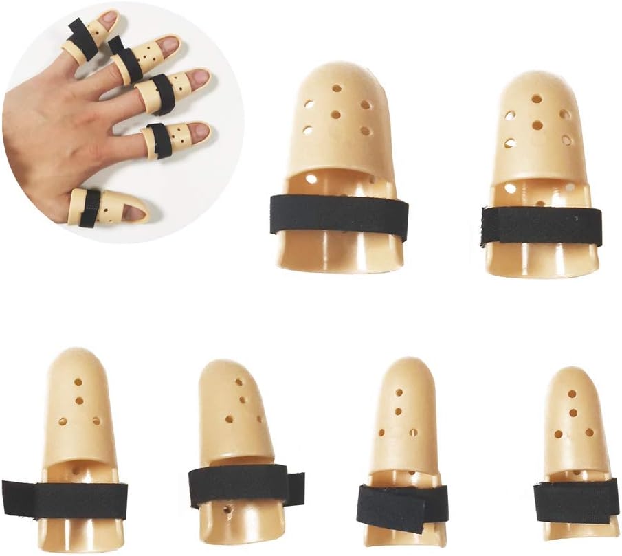 XMJESS Stack Finger Splint Plastic Finger Cots Protector Gurad Finger Support Brace