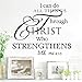 GUAngqi I Can Do All Things Through Christ Who Strengthens Me Wall Art Vinyl Decal
