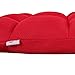 Sundale Outdoor Indoor Adjustable Soft-Brushed Polyester Cord Five-Position Multiangle Floor Chair, Red