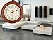 Foxtop Kitchen Wall Clock, Silent Non Ticking 9 Inch Battery Operated Quartz Analog Quiet Easy to Read Clock for Kitchen, Home Decor
