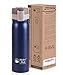 17oz Coffee Thermos, Stainless Steel Travel Mug, Double Wall Vacuum Insulated Water Bottle, Keeps Drinks Hot for 12 Hours and Cold for 24,(Extra Seal Gasket Included) Color Navy Blue
