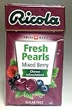 Ricola Herbal Sugar Free Swiss Pearl Breath Mints 1 Case (Pack of 20) (Mixed Berry)