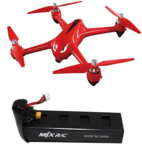 Durable 7.4V 1800mAh High Capacity Lipo Battery MJX B2w Quadcopter Mini Drone (Black)