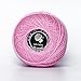 LE PAON 1000yard Premium Pearl Cotton Crochet Thread in Balls Friendship Bracelets Floss String Crafts Floss Parent-Child Interaction Knitting Needlework size8，50g，2 Light Pink Balls (Color no：605）