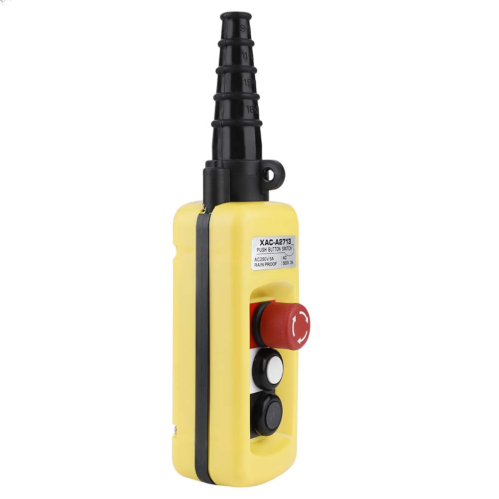 Hoisting Controller with Hoist Chain Hoist Button Switch with Emergency Stop Function Hoist