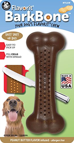 Pet Qwerks Flavorit Peanut Butter Flavor Infused Nylon BarkB