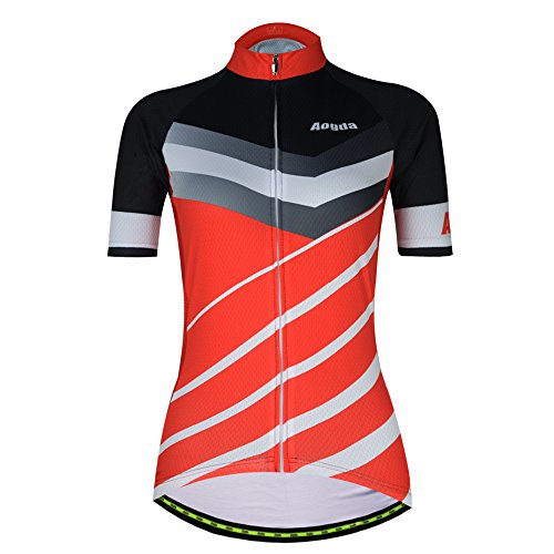 image for Cycling Jersey Women Aogda Bike Shirts Bicycle Bib Shorts Ladies Bikin