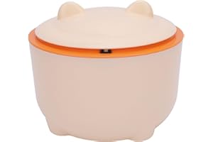 Nurnesy Compact Cat Litter Trash Can with Press Lid – Enclosed Design Suitable for Home Use, Multi Functional Waste Disposal 