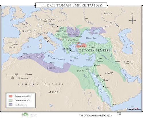 Ottoman Empire In World Map Ottoman Empire To 1672 (World History Wall Maps): Amazon.co.uk:  9780762550371: Books