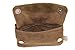 Bikers Clipon Fanny pack Jeans Loop Hanging Pouch Canvas Purse Smart Phone Crossbody Bag (Mocha 53LB)