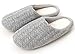 ChicNChic Women's Comfortable Cotton House Slippers Cable Knit Slip On Indoor Shoes