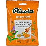 Ricola USA, Inc. Throat Drop, Honey-Herb, 24-Count (Pack of 6)
