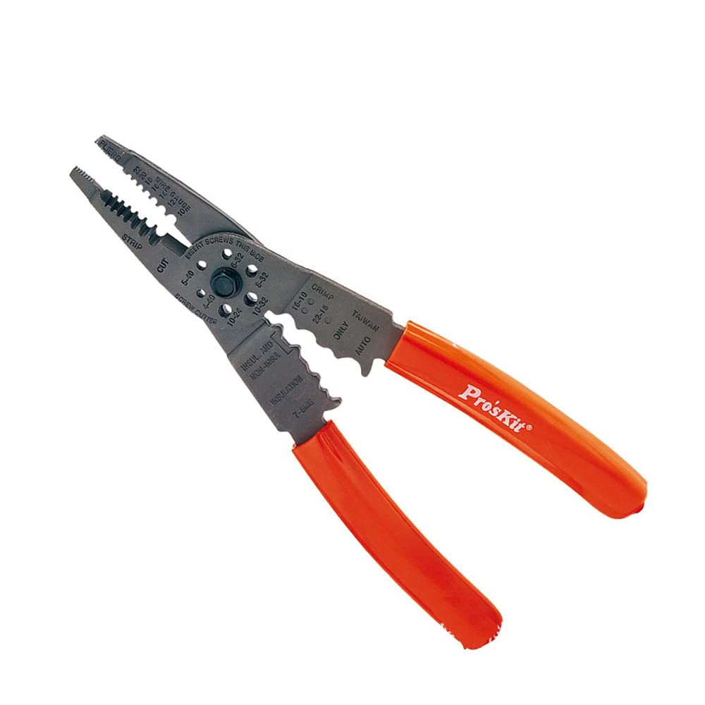 8PK-CT009 Multi-Purpose Pliers Crimping Tool Metric Size Wire Cutter Cable Stripper