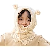 Toddler Winter Hat and Scarf Set, Soft Lightweight Fleece for Comfortable Winter Wear Warm Kids Hat for Girls Boys