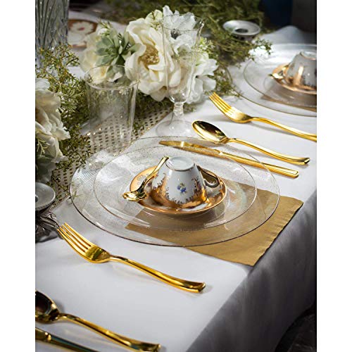 Exquisite-120-Count-10-oz-Gold-Glitter-Clear-Plastic-Cups-Tumblers-Hard-Plastic-Disposable-Cups-For-Wedding-Glasses-Plastic-Party-Cups-For-Cocktail-Wine-and-More