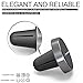 Magnetic Car Mount PAMKER Universal Colorful Air Vent Aluminum Alloy Car Phone Holder Cradle for iPhone 7/6S/6/6S Plus, Samsung Galaxy S7/S6/Note 5, HTC and GPS Devices-[Space Gray]