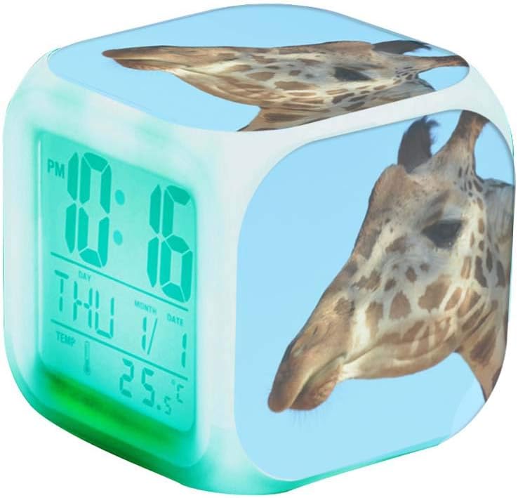 QCNZ1 Teen Alarm Clock Kids Girls Boys LED Digital Bedrooms Alarm Clock