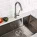 Lordear Bar Sink Faucet Single Hole RV Kitchen Sink Faucet Small Stainless Steel Brushed Nickel Laundry Utility Outdoor Sink Faucets Wet Bar Camper Taps, Cold and Hot Hose Included
