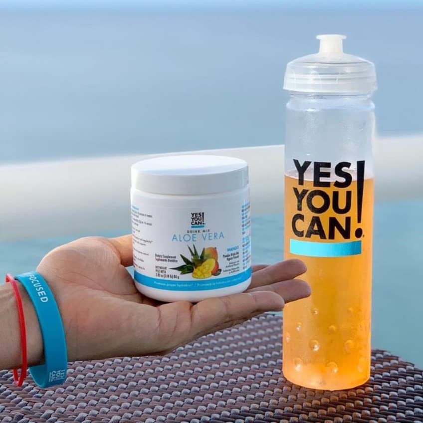Yes You Can! Aloe Vera Drink Mix Sugar Free Drink Mix Powder (Mango, 1 Pack) Pricepulse