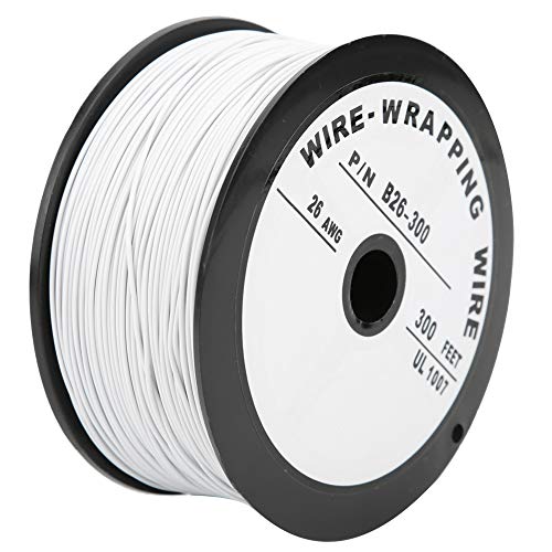 26 AWG Aviation Wiring, Electrical wire Cable 328.1ft Hook up UL1007 Tinned Copper Wire Breadboard Wire for DIY Electronics