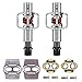 CRANKBROTHERs Crank Brothers Eggbeater 1 Hangtag Bike Pedals with Premium Cleats and Bicycle Shoe Shields Set (Red)thumb 4