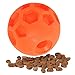 Large Size Dog Treat Ball Interactive Treat Dispensing Dog Toy Pet IQ Treat Ball Made of Environmental and Non-Toxic Bite Resistant Material and 4.5 Inches in Diameter.