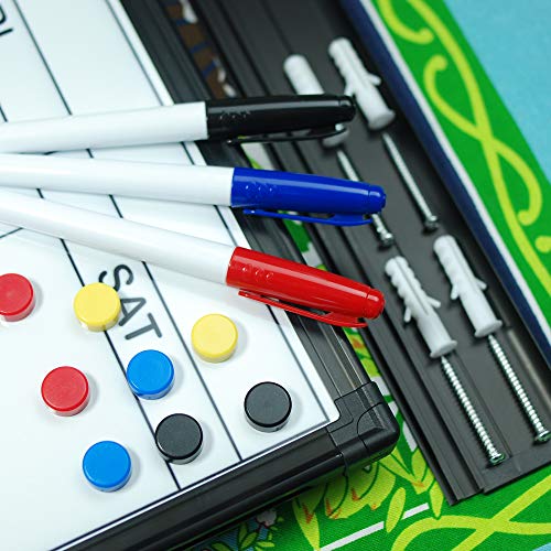 Lockways Dry Erase Calendar Whiteboard, White Board Calendar