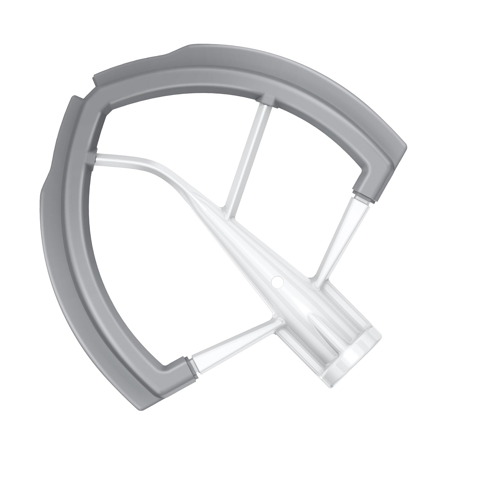 Flex Edge Beater Accessories and Attachments for KitchenAid 6 Quart Bowl-Lift Stand Mixer, Pastry Paddle Attachment for Kitchenaid, Dishwasher Safe, White
