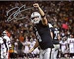 Derek Carr Oakland Raiders Autographed 8" x 10" Hand in the Air Photograph - Fanatics Authentic Certified