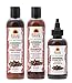 Tropic Isle Living - Strong Roots Shampoo 8oz + Conditioner 8oz + Hair Growth Oil 4oz with Red Pimento