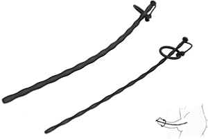 2-Piece Set - Men's Urethral Specific Stretcher, Detachable with Pull Ring-CARM5802 (6mm+10mm)