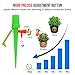 【2019 New】 Self Watering Spikes，Universal Plant Watering Devices， Plant Spikes System Suitable for All Bottle Mouths with mounting Bracket Automatic Vacation Drip Watering Bulbs Globes Stakes System