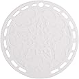 Le Creuset Silicone French Trivet, 8" , White