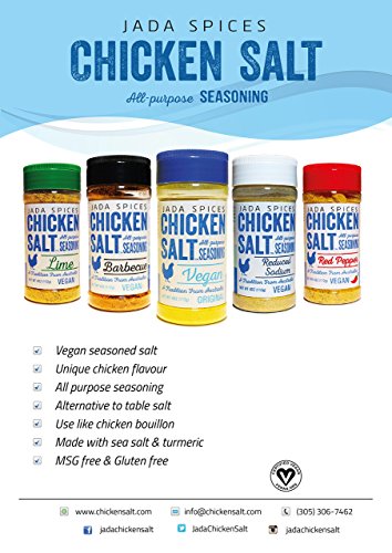 Chicken Salt - Vegan, NO MSG, Gluten Free, Australia's #1 All-Purpose Seasoning (3 PACK) (Reduced Sodium) - Thumbnail 3