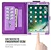 FYY [Leather Case] with [Apple Pencil Holder] for 2019 iPad Air 3 10.5/2017 iPad Pro 10.5 inch Case, Flip Folio Stand Case Protective with [Auto Sleep Wake],Multiple Stand Angles, Card Slots Purple