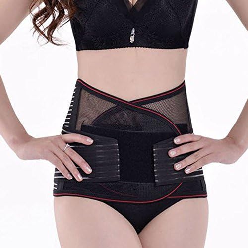 Enjoygous Stabilizing Lumbar Pad Lower Back Brace Support Belt With Dual Adjustable Straps And Breathable Mesh Panels For Relieve Pain With Herniated Disc, Sciatica, Scoliosis For Men Women