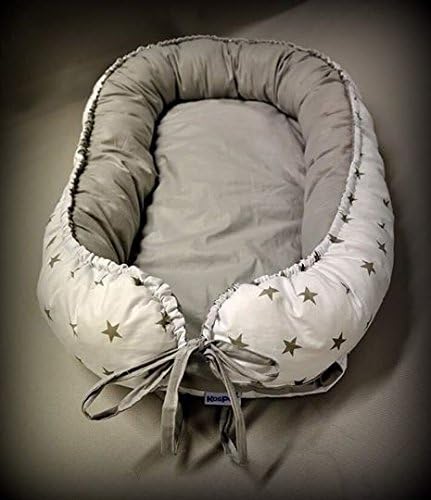 Multifunctional Baby Nest, Soft Sleeping Cribs, 100% Cotton Wrap for Newborn & Babies.