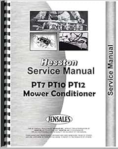 Amazon.com : Hesston PT7 PT10 PT12 Mower Conditioner Service Manual