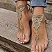 Crochet Barefoot,Beach Pool,Nude,Foot jewelry,Yoga Chain,Anklet, Wedding, Beach Wedding, Summer shoes