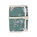 Teamoy Crochet Hook Case, Roll Bag Holder Organizer for Various Crochet Needles and Knitting Accessories, Plum Flowers