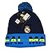 Real Madrid Beanie Pom Pom Skull Cap Hat New Season 2015-2016 (White)