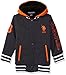 U.S. Polo Assn. Boys' Big Boys' Sherpa Lined Fleece Hoodie, Orange, 10/12