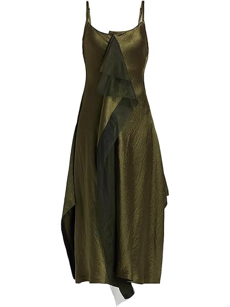 Jason Wu Collection Crinkled Satin Bias Slip Dress