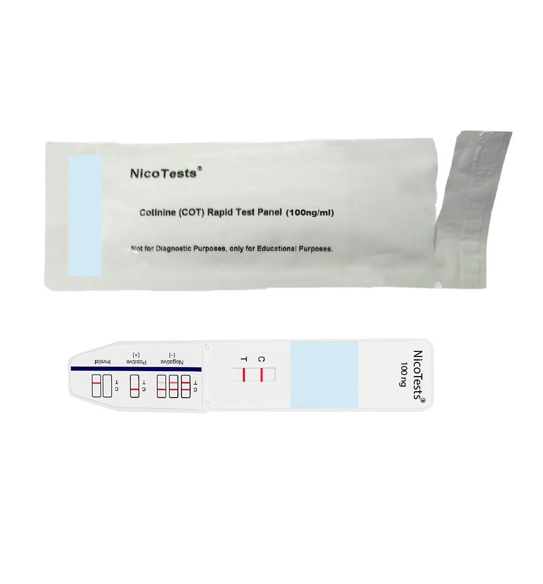 NicoTests Super-Sensitive 100 ng test -Be Sure - 5-Pack