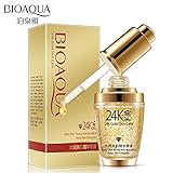 BIOAQUA 24K Gold Essence Collagen Skin Face Moisturizing Hyaluronic Acid Anti-Aging Mask Natural Extract