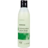 McKesson Antimicrobial Lotion Hand Soap with Aloe, Pump Bottle, 8 oz, 1 ct | Herbal Scent, Medical-Grade Soap