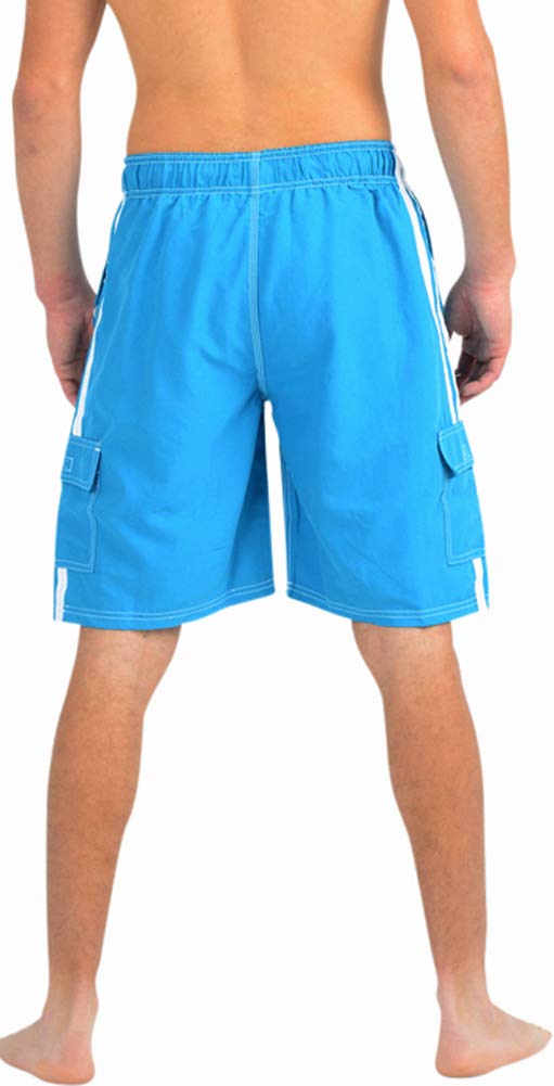 NORTY Mens Swim Trunks Watershort Swimsuit Cargo Pockets