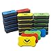 GuanQiao Magnetic Whiteboard Eraser Set，24pcs Dry Erasers Chalkboard Cleansers Wipe Pens and Markers for Home, Strong Magnet Sticks to All Dry-erase White Boards