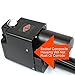 Horn 3500 LBS Electric Trailer Tongue Jack - Sealed All-Weather Housing - Pre-Wired 7 Pin Connector